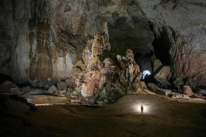 The vast space of the world's largest cave